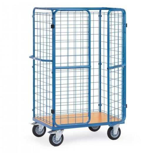 Paketwagen mit Flügeltür Gitterwände Höhe 1800 mm