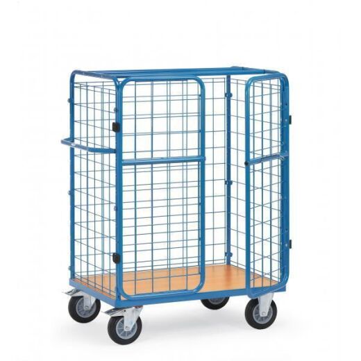 Paketwagen mit Flügeltür Gitterwände Höhe 1500 mm
