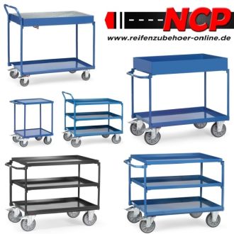 Table trolley with metal platform 850x500