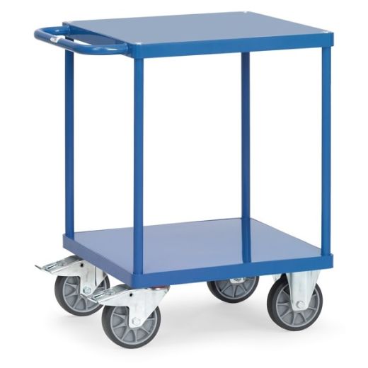 Table top carts with steel sheet platform