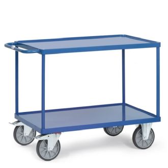 Table trolley transport carriage sheet metal tub 500 kg