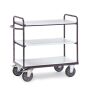ESD-Etagenwagen mit 3 Böden 850x500 mm