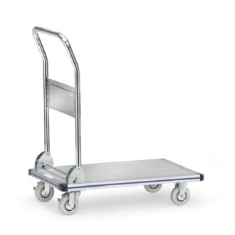 Aluminium platform trolley push handle