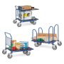 Cash and carry cart 2 shelves