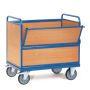 Wooden box trolley carts 1000 x 700