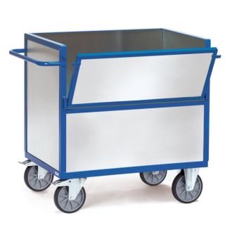 Sheet steel box carts