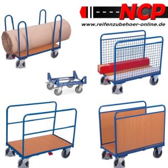 Double open sided platform carts