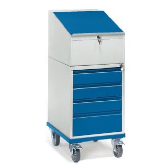 Roll cabinet with desk 150 Kg