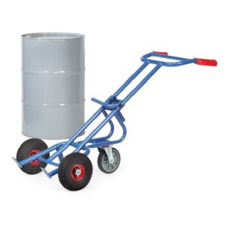 Trolley barrel support wheel