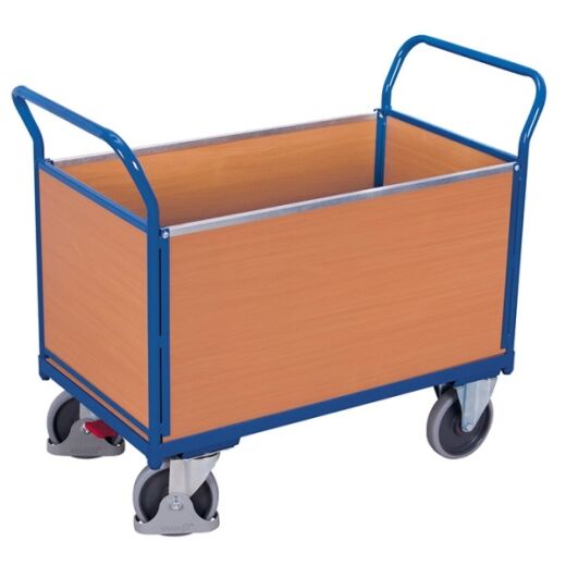 Vierwandwagen Wagen mit 4 Wände aus Holz 1000x550