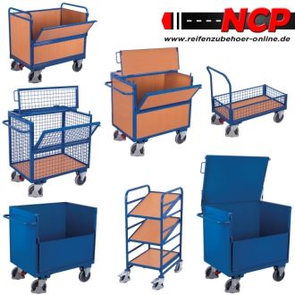 Four-wall trolley with wire 1000 x 550