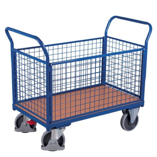 Four-wall trolley with wire 1200 x 750