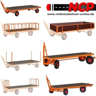Heavy-duty Four-wall material trolley steel construction