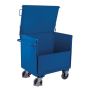 Metal box trolley with cover 900x600
