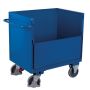 Metal box trolley without cover