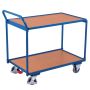 Table assembly trolley with 2 tiers 1000x600
