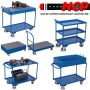 Heavy load Table trolley with 2 shelves 1000kg 1193x800