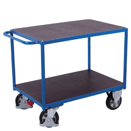 Heavy load workshop table trolley with 2 shelves 1993x800