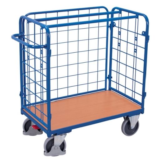 Three-wall parcel trolley cart low 1200x800