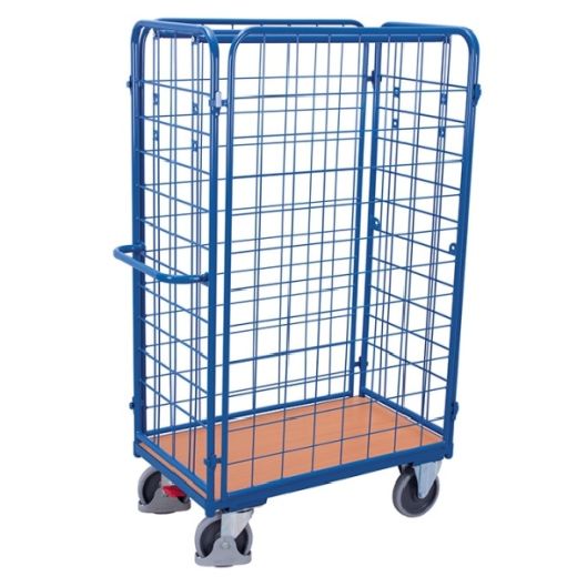 Four-wall package parcel trolley cart high 500 kg