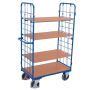 Shelf Trolley transport rack barred high 2 walls 4 soils