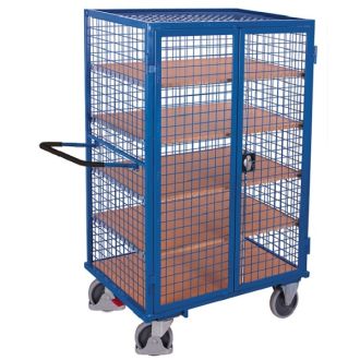Shelf trolley firmly welded with turning handle Castle 1145x740x1800