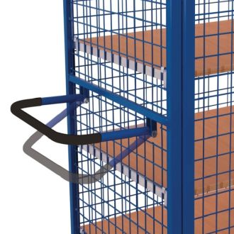 Shelf trolley firmly welded with turning handle Castle 1200x780 mm