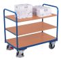 Shelf transport material trolley 3 shelves 250 kg