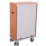 Document trolley filing cabinets with 9 compartments