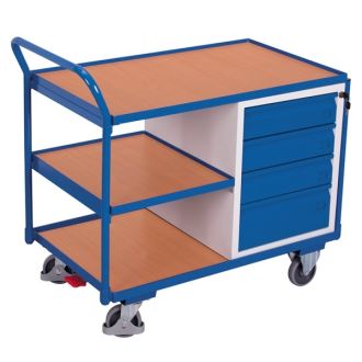Table Workshop trolley with 3 tiers 1000x600