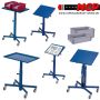Table trolley with 2 tiers tubular steel handle 250 kg