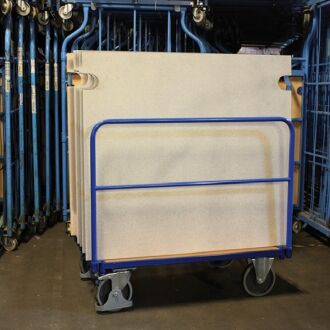 Rohr-Bügelwagen Wagen mit 2 Bügel für Platten