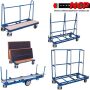 Platten-Wagen einseitig aus Stahl mit Gummi