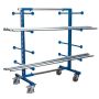 Carrier-spar trolley two-sided with 2 uprights 1600 mm