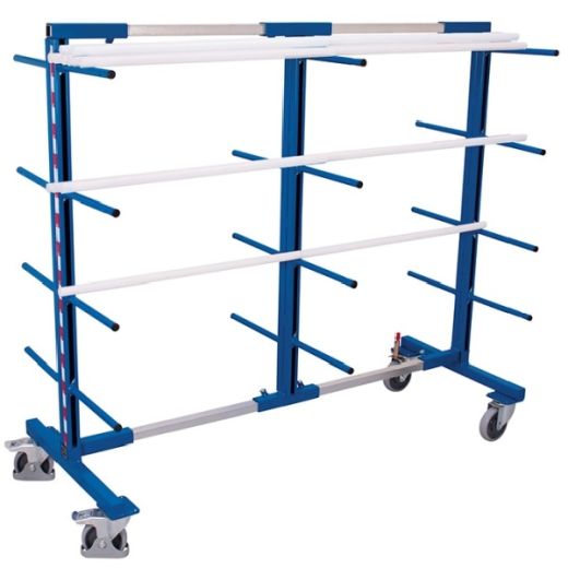 Carrier-spar trolley two-sided 24 carrier spars 3100 mm