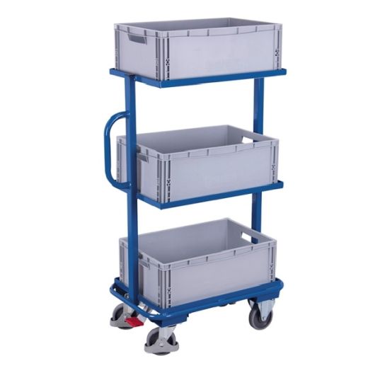 Accessory trolley with 3 boxes 200 kg