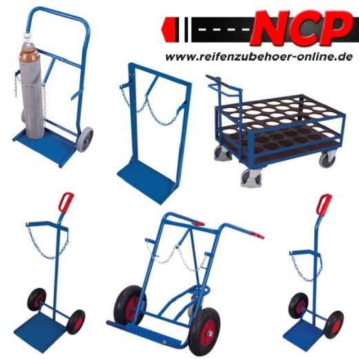 Stairclimber truck with 2 three-arm spider wheels 480x300 mm
