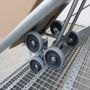 Alu-Treppenkarre mit 2 Radsterne 480x300 mm