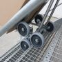 Alu-Treppenkarre mit 2 dreiarmige Radsterne