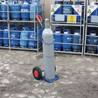 Stahl-Flaschenkarre Flasche 40 oder 50 Liter