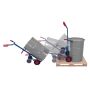 Fasskarre Fasskipper 2 Stützräder 200 Liter Fass