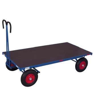 Flatbed hand truck without side walls 2000x1000 mm