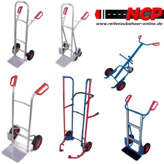 Flatbed hand truck with tubular steel end walls 1130x800 mm