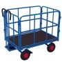 Hand-Pritschenwagen 4 Rohrwände Stahl 940x640 mm