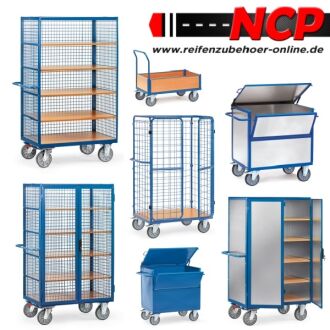 4 Bordwände für Industrie-Anhänger 2000x1000 mm