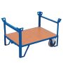 Rollplatte mit 2 Stirnwände stapelbar 1000x700 mm