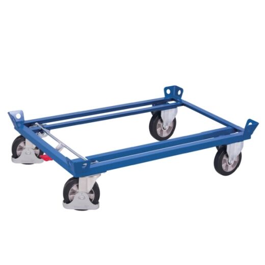 Fahrgestell für Europalette Gitterbox 1210x810mm