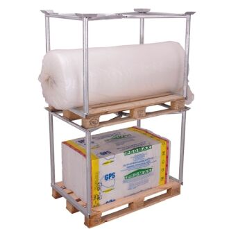 Paletten-Aufsatz Gestell Typ 65 verzinkt 1200x800