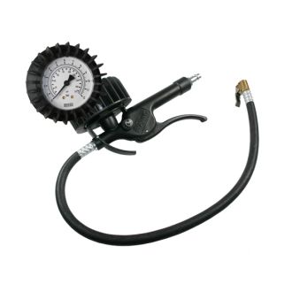 Hand tyre filler with valve plug