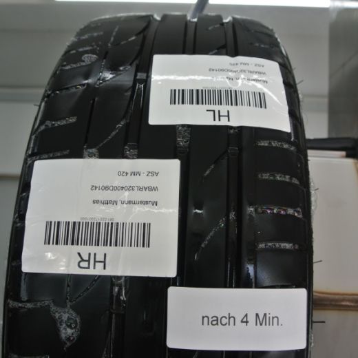 Reifen-Aufkleber Haftetiketten mit Strichcode